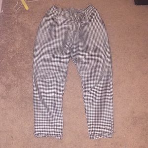 Checkered pants